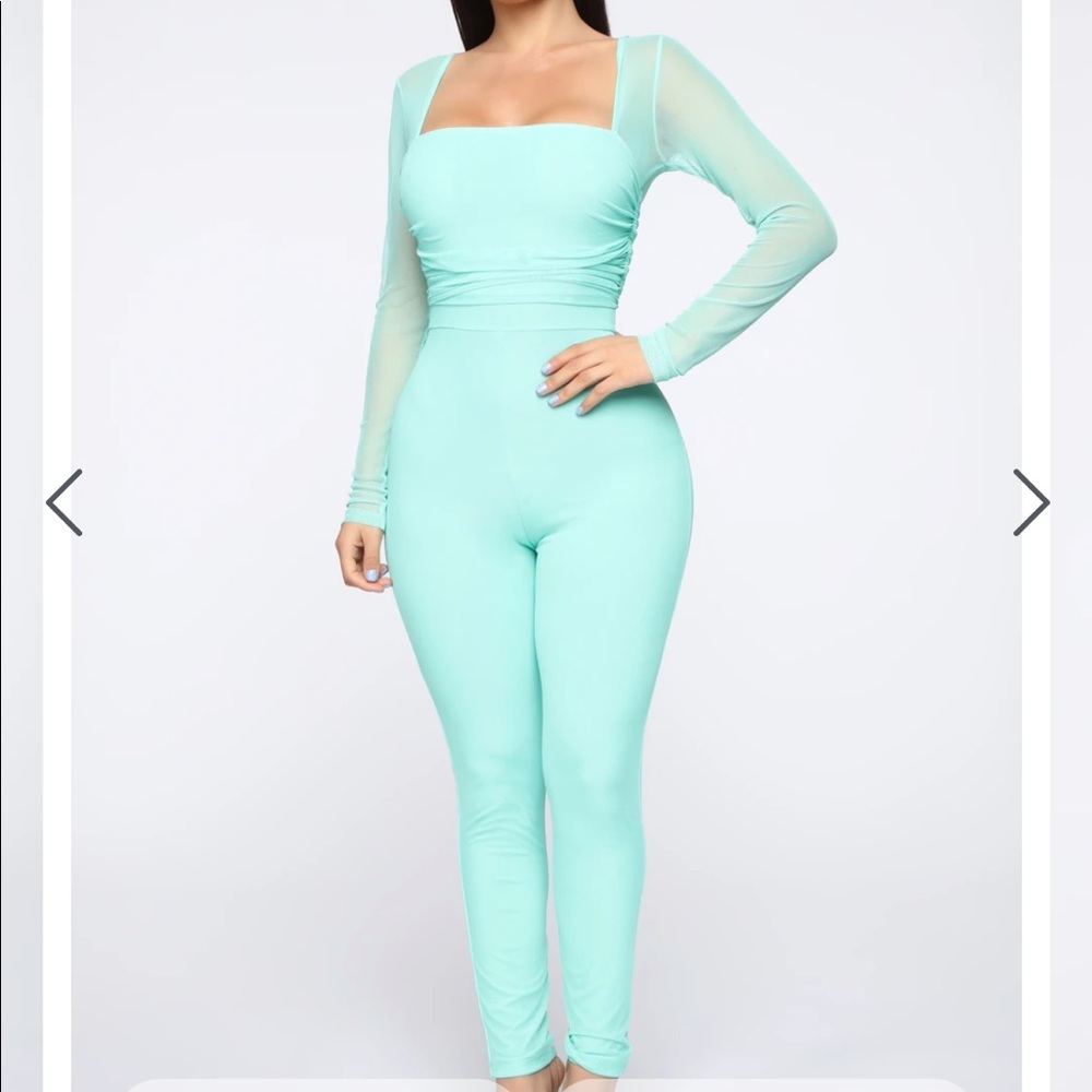 Jumpsuit blue nwt xsmall